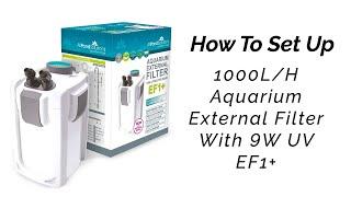 All Pond Solutions EF1+ Aquarium External Filter 1000L/H 9W UV Steriliser - Set Up Guide