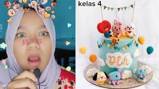 PILIH KUE ULANG TAHUN SESUAI KELAS KALIAN | FUNNY DUBBING GADIS NAURA OFFICIAL #shorts #lucu #viral