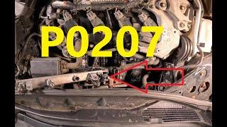 Causes and Fixes P0207 Code: Injector Circuit/Open Malfunction Cylinder 7