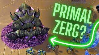 The Primal Zerg Are Here? StarCraft 2 Custom (Modded) Cast: Cheville (P) Vs Asur (D)