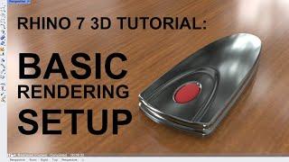 Rhino 7 Basic Rendering Tutorial