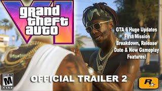 GTA 6 Leaks: Trailer 2, First Mission Breakdown, Release Date & New Gameplay Features! #gta6