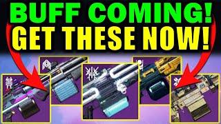 5 MUST GET Machine Guns before the New BUFF! | Destiny 2