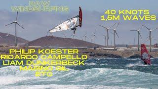 Good day in Pozo with all the Pro's Philip, Ricardo, Liam, Marino etc/ RAW Windsurf