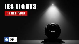 IES Lights in V-Ray for SketchUp | Free IES Lights Pack