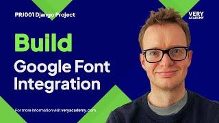 How to Add Google Fonts onto Website | Django Project | djblogger | 26