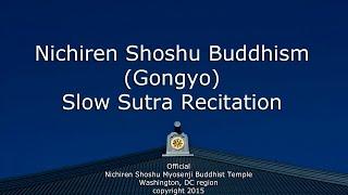 Nichiren Shoshu Buddhism - Gongyo - Sutra Recitation (Myosenji Temple Official version)