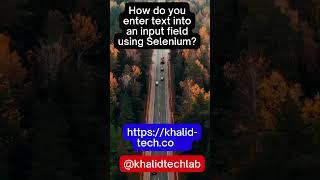 How do you enter text into an input field using Selenium? #shorts #youtubeshorts #viral #python