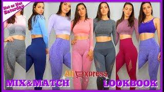 ALIEXPRESS MIX TOPS AND LEGGINGS LOOKBOOK (one store with links)