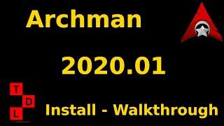 Archman 2020.01 Install - Walkthrough