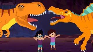 We're Going on a T-rex Dinosaur Hunt vs Spinosaurus Hunt- Preschool Songs & Nursery Rhymes