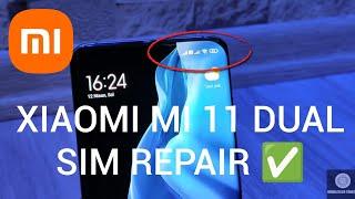 Xiaomi Mi 11 Direnç Değişimi DUAL SIM REPAIR 