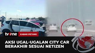 Viral Terekam Mobil Lain, City Car Ugal-ugalan di Sidoarjo hingga Senggol Minibus | tvOne