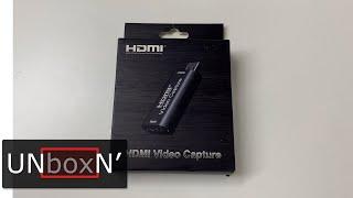 Unboxing the BlueAVS Audio Video Capture Cards HDMI to USB