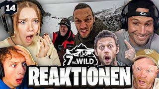 Heimlich GERAUCHT?!  ALLE REAKTIONEN der Teilnehmer auf die 14. Folge von 7 vs. Wild