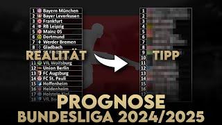 Bundesliga Prognose 2024/25: Wer wird Meister, wer steigt ab, wer kann überraschen?