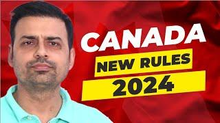 New Rules STUDY | WORK | PR| Canada study visa Updates 2024 | Rajveer Chahal