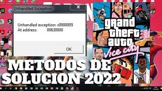 ERROR Unhandled Exception Vici City (SOLUCIÓN 2023) I SUSCRIBETE!! 