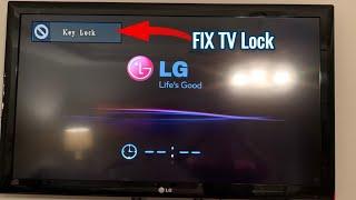 LG LCD TV Key Locked Problem - How to unlock key lock on LG TV Without a remote control