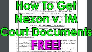 NEXON vs IRONMACE Court Documents | FREE | Dark and Darker