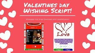 Valentine Day, Chocolate Day Two Wishing Script 2019, Festival Wishing.