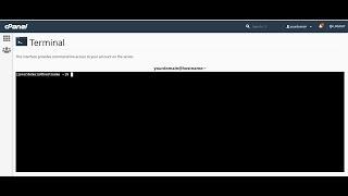 How to enable terminal in cpanel  | BlueTek