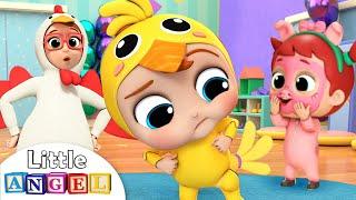 Baby John's Chicken Dance | Little Angel Nursery Rhymes & Kids Songs