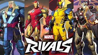 Marvel Rivals - All Characters & Skins Showcase (4K 60FPS)