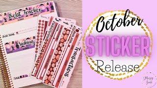 October Budget Stickers || Morey June Designs