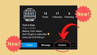 How To Add Contact Button to Instagram Page || 2020