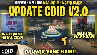 INFO QUEST NATAL 2024 BARU ! REVIEW MAP BARU KOTA NGAWI DI CDID UPDATE V2.0 - Car Driving Indonesia