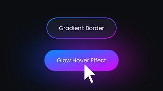 Modernes Button Design in CSS | Border mit Gradient und Leucht-Effekt | Tutorial Deutsch