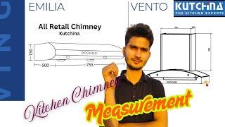 kitchen chimney measurement $ kutchina all chimney models installation measurements