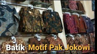 BAJU BATIK MOTIF JOKOWI - MOTIF BAJU BATIK PARANG, blusukan ke Pasar Klewer Solo, mirip Beringharjo