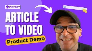 How to Convert Articles Into Videos Using Pictory