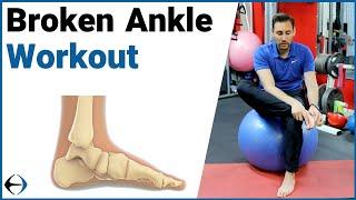 Broken Ankle/Foot Workout for Beginners (5 Exercises after the boot comes off)