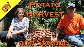 Potato Harvest, When To Harvest, How To Harvest, Cure and Store Your Potatoes