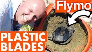 How to change Flymo PLASTIC BLADES: Mow n Vac, Minimo, Micro Lite, Hover vac mower instructions