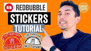 RedBubble Sticker Tutorial! How to price, design and upload stickers to RedBubble and make money.