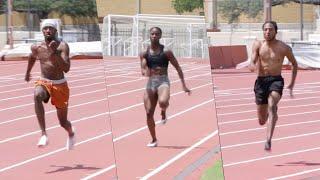 Workout Wednesday: Texas Sprinters Prep For NCAA Championships
