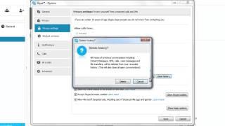 How to Clear your Skype History