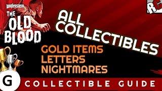 Wolfenstein The Old Blood All Gold Items, Letters, Nightmare Levels- Complete Collectible Guide