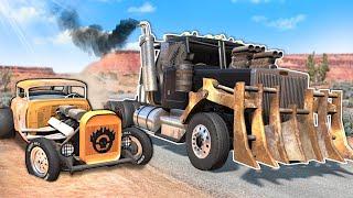 MAD MAX CHASE in BeamNG Drive Multiplayer Mods!