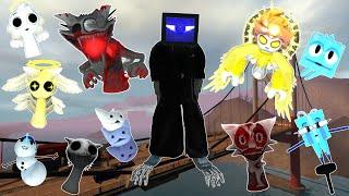 Spartan Kicking All Sprunki angel & Incredibox Cool & The Doctor harley sawyer  With Gmodbob