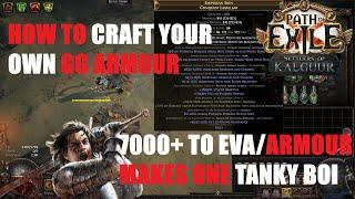 How I Crafted my GG Body Armour for Slayer || Max Spell Suppression || Max Phys Reduction [PoE 3.25]