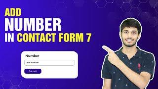 How To Add Number Field In Contact Form 7 | WordPress Tutorial