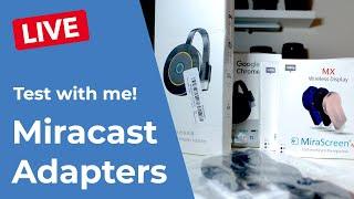 ‍ Test with me! Trying out a bunch of Miracast wireless display adapters