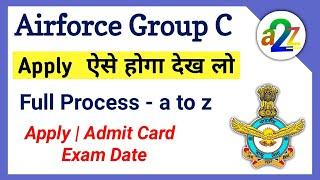 How To Apply Airforce Group C Form | Airforce Group C Form Kaise Apply kre