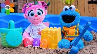 Best Fun Learning Video For Toddlers | Sesame Street Alphabet Popsicle Sand Game | ABCs' and Colors