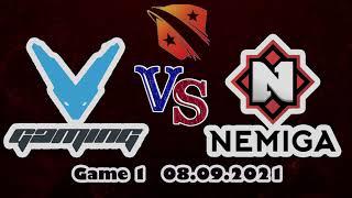 Nemiga vs V gaming game 1 | Dota 2 Champions League 2021 s3